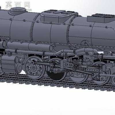 大男孩型蒸汽机车 3D模型