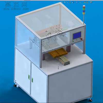自动锁螺丝机配置双头螺丝刀 3D模型