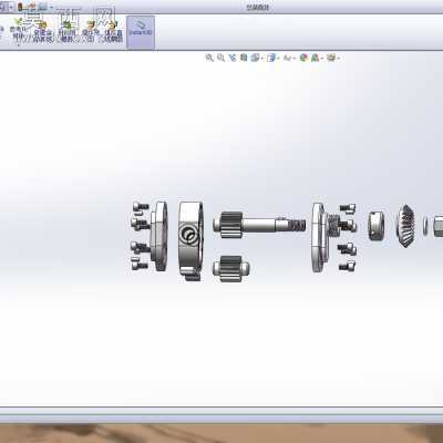 齿轮泵SolidWorks图 3D模型