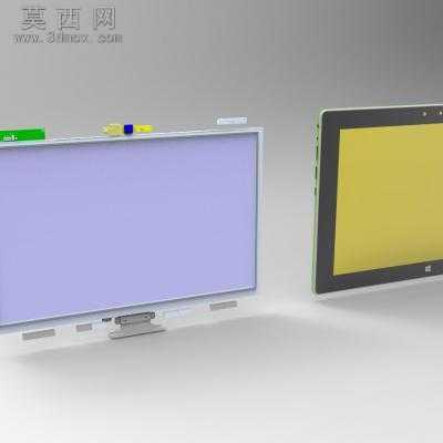 k102-10寸平板电脑 3D模型