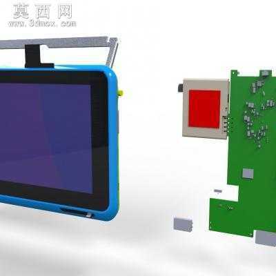 mbp_867_7寸平板电脑 3D模型