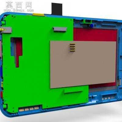 mbp_867_7寸平板电脑 3D模型