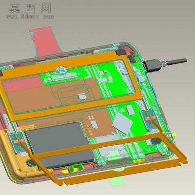 mbp_867_7寸平板电脑 3D模型