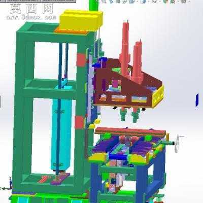 非标自动铆合机 3D模型