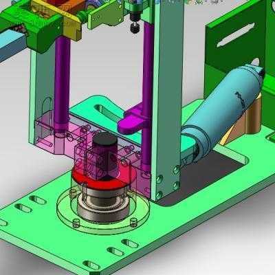 立式机械手立式模外取料机械手 3D模型