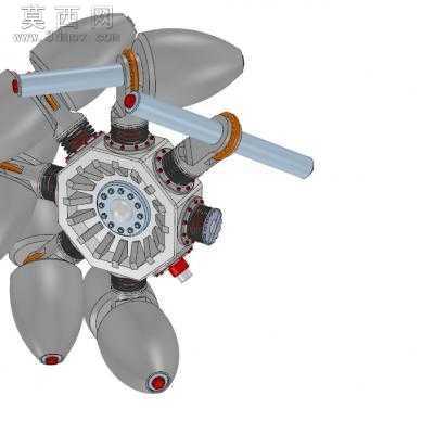 麦克纳姆轮(type b)设计图纸 3D模型