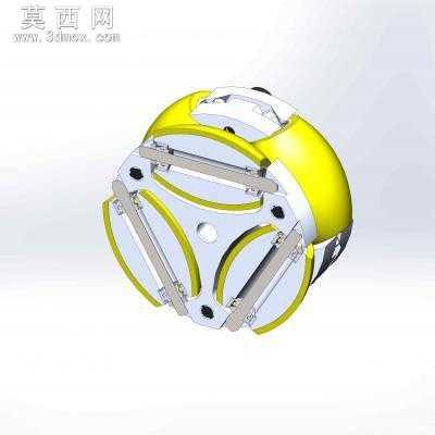 omni wheel(ȫ����)���ͼֽ 3Dģ��