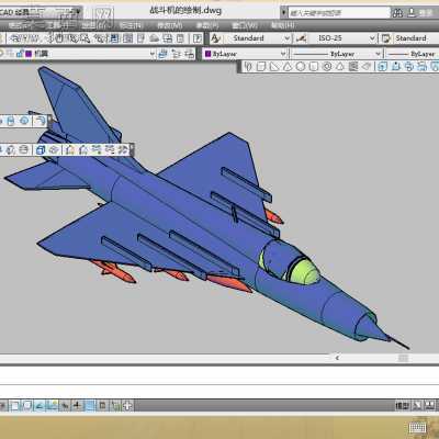 cad��е�ɻ� 3Dģ��