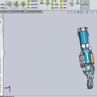 激光切割器-《德军总部新秩序》游戏武器 3D模型
