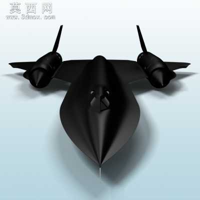 SR-71黑鸟侦察机侦察机 3D模型