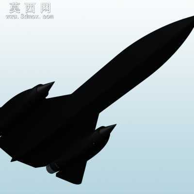 SR-71黑鸟侦察机侦察机 3D模型
