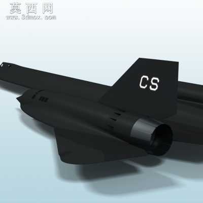 SR-71黑鸟侦察机侦察机 3D模型