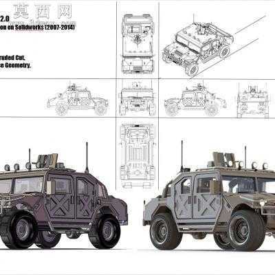 Hummer����ָ�Ӽ��ճ� 3Dģ��