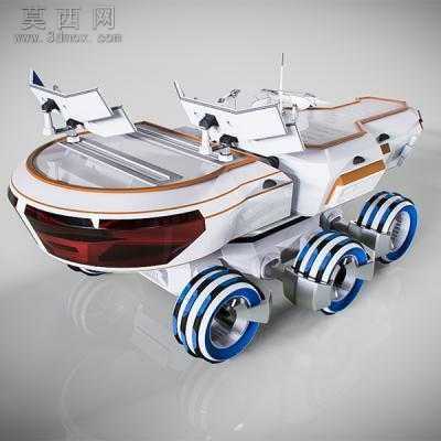Mars火星探索实验车 3D模型