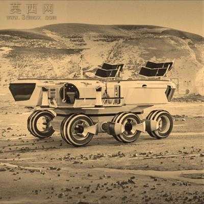 Mars火星探索实验车 3D模型