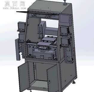 LED全自动上下料点胶机 3D模型