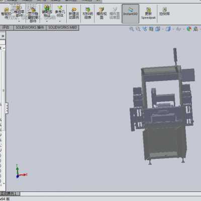 LED全自动上下料点胶机 3D模型