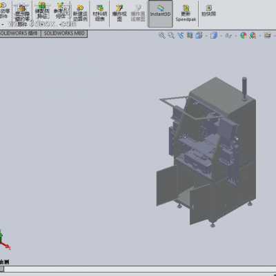 LED全自动上下料点胶机 3D模型