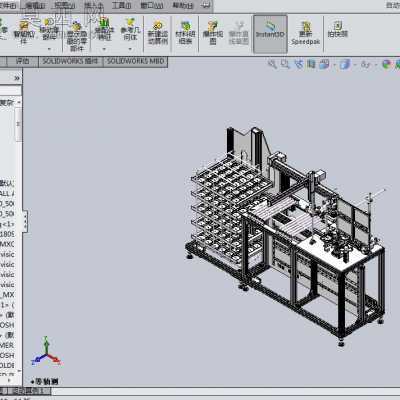 材料的自动视觉检测设备 3D模型
