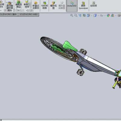 电动自行车 3D模型
