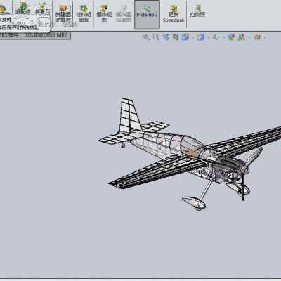 航模飞机 3D模型