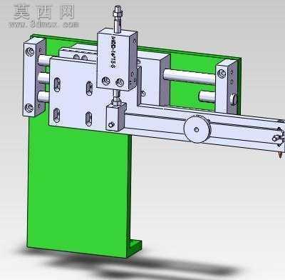 雨刮器中心支架旋铆机 3D模型