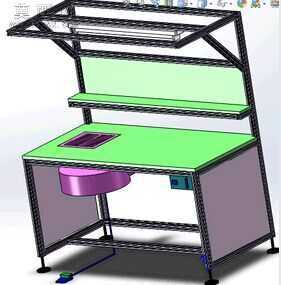 车间工作台 3D模型