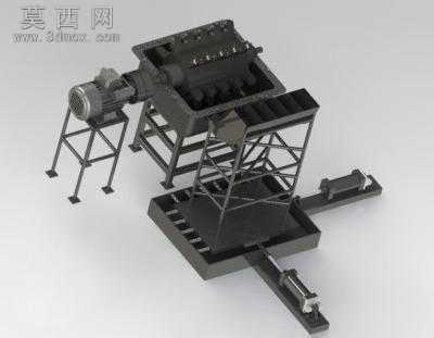 零件运输系统设备 3D模型