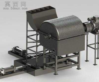 零件运输系统设备 3D模型