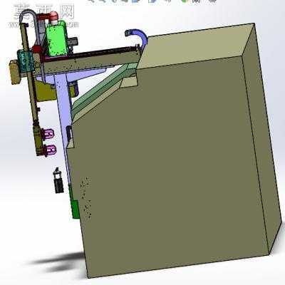 车床送料机械手 3D模型