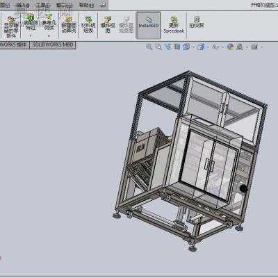 自动开箱机 3D模型