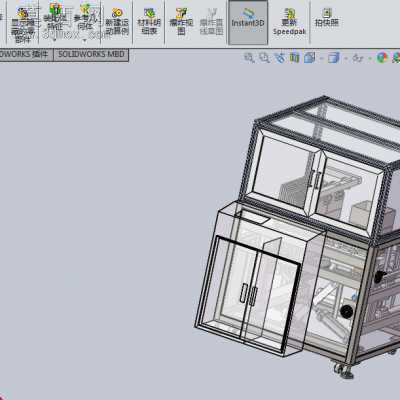 自动开箱机 3D模型