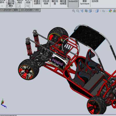 山地越野车 3D模型
