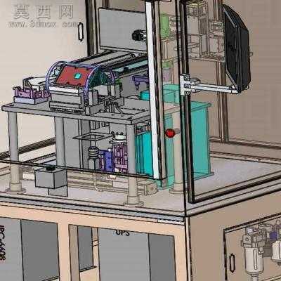 电源电位器自动组装机 3D模型