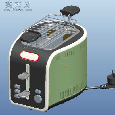 多士炉 3D模型