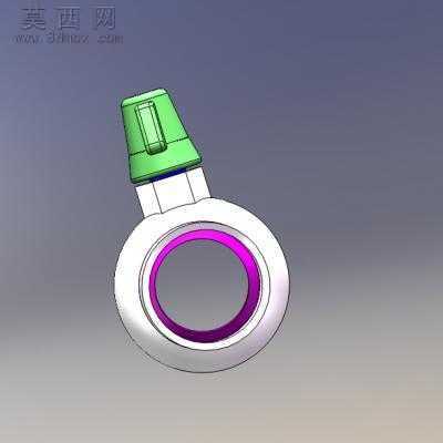 管球阀门开关 3D模型