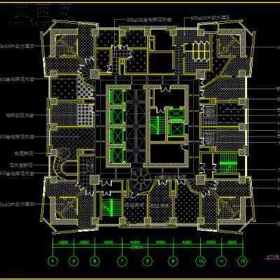 某KTV装饰施工图-1000平38张CAD图 CAD图纸