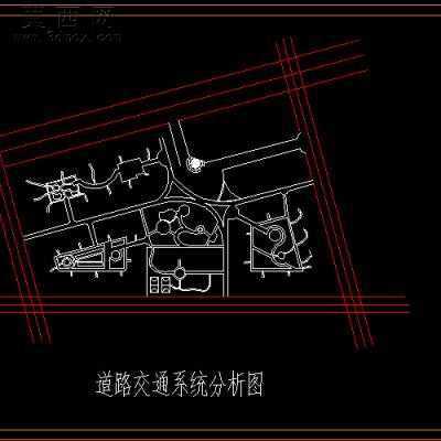 某小区规划设计作业-CAD图7张 CAD图纸