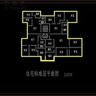 某小区规划设计作业-CAD图7张 CAD图纸