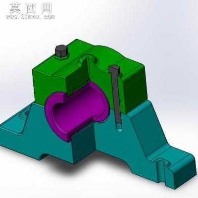 支承座-装配体 3D模型
