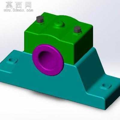 支承座-装配体 3D模型