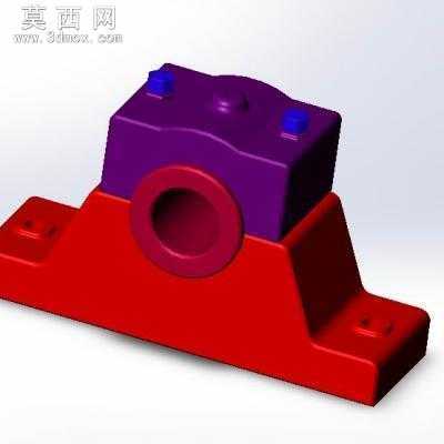 支承座-装配体 3D模型
