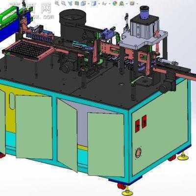 SMI线圈组件气动装配机 3D模型