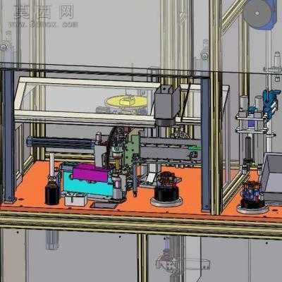 BMS电池管理系统组装机 3D模型