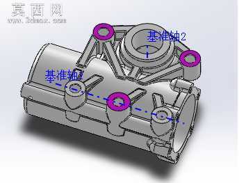 机床加工精密液压工装夹具 3D模型