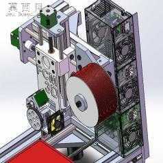 台式3D复制机SW设计 3D模型