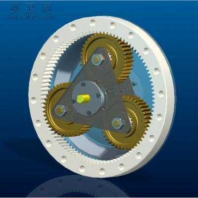 行星齿轮传动机构图纸 3D模型