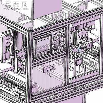 锂电池点焊机 3D模型