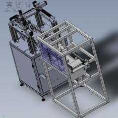 刷锡粒-注胶机刷锡点胶机一体机 3D模型