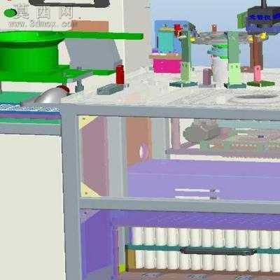 SMT测试分光分选机 3D模型